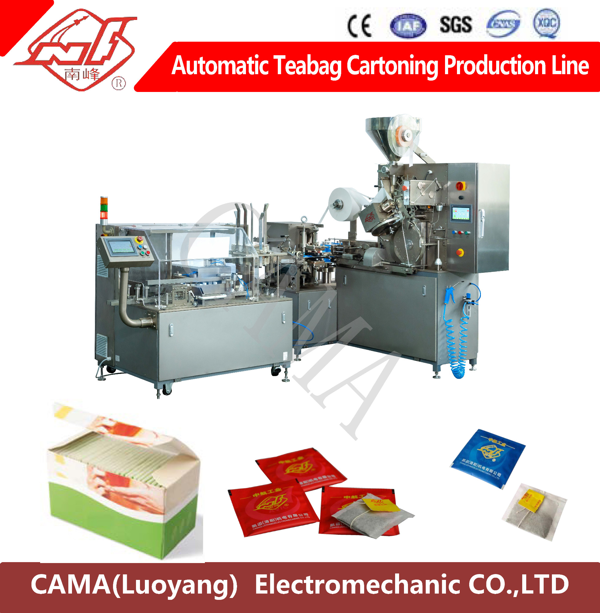 Automatic Teabag Cartoning Production Line